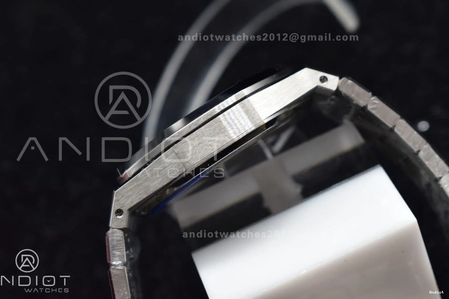 A4302 Super Royal Best SS on Clone 1:1 Dial APSF Blue 15500 Edition Oak Textured Bracelet 41mm SS 0507